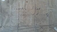 Silas Allen's 1810 Royalton Ohio Map
