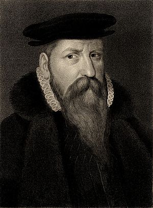 Sir George Bowes died 1580 - brother of Bridget Bowes.jpg