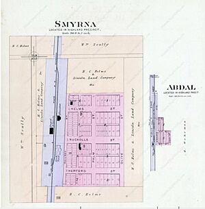 Smyrna and Abdal, Nuckolls County, Nebraska, USA. 1900