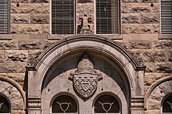 St. Ambrose Rectory detail - Des Moines