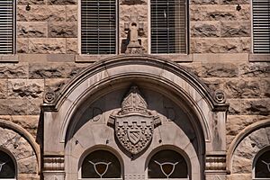 St. Ambrose Rectory detail - Des Moines