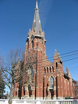 St. Michael's Catholic Church, a community landmark