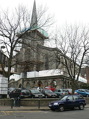 St George's with its new spire. - geograph.org.uk - 148057