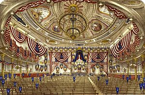 Tammany Hall interior for the national convention 1868 crop