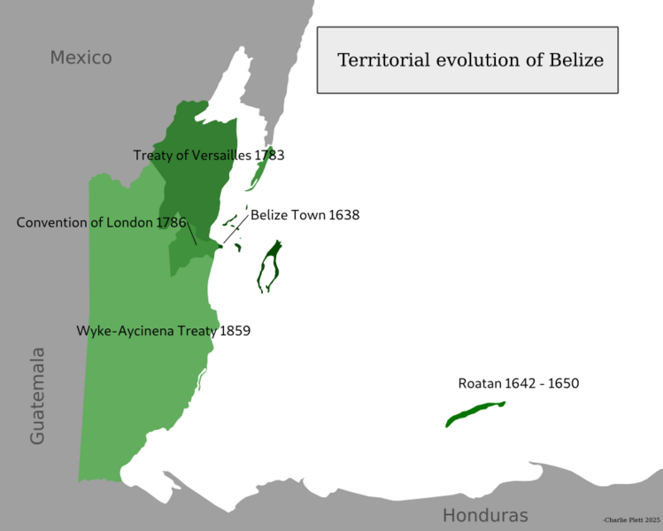 Territorial Evolution of Belize