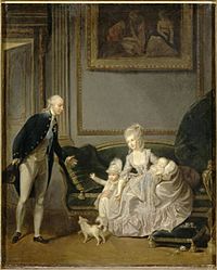 The Duke and Duchess of Chartres with Louis Philippe d'Orléans (1773-1850)