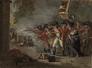 Tomkins, Peltro William, The young hero of Turnhout who so manfully distinguished himself on the 27th Octr. 1789 Le Jeune Heros de Turnhout, Victoire des Brabacons sur les Autrichiennes le 27 8bre 1789 (cropped)
