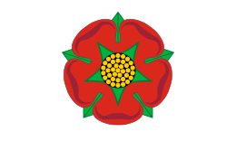 Unofficial flag of Lancashire (until 2008)
