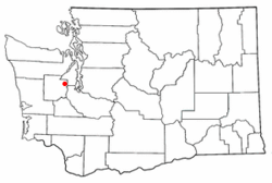 Location of Allyn-Grapeview, Washington