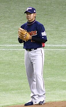 WBC2006 Daisuke Matsuzaka (cropped)