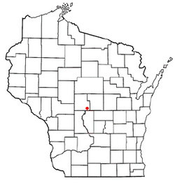 Location of Saratoga, Wisconsin