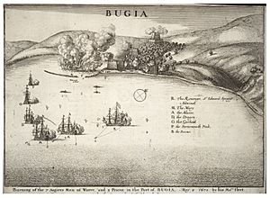 Wenceslas Hollar - Naval battle at Bugia