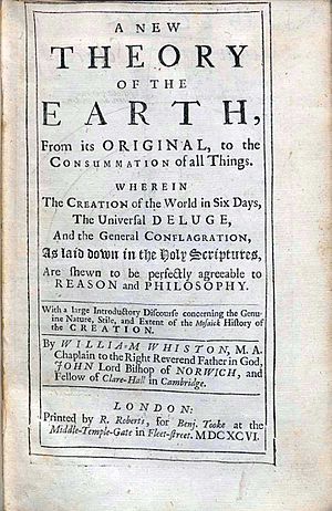 Whiston, William – New theory of the Earth, 1696 – BEIC 4762925