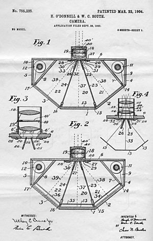 William South Camera Patent 1904