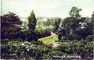"Victoria Park, Handsworth" to the west of the railway