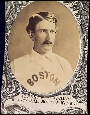 1871 Albert Spalding Baseball-card-Boston Red Stockings