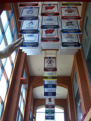 2006 NCAA Hall of Champions Banners in Indianapolis