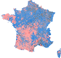 2012 French presidential election - First round - Majority vote (Metropolitan France, communes)