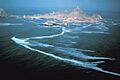 Aerial view of SE Farallon Island.