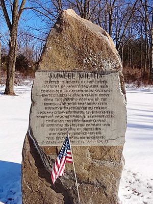 Amwell Militia monument, Raritan Township, NJ