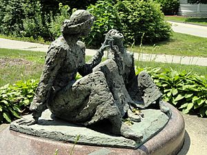 Anne Sullivan - Helen Keller memorial - Tewksbury, Massachusetts - DSC00072