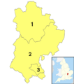 Bedfordshire numbered districts