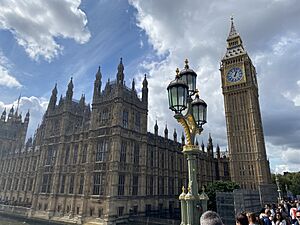 Big Ben from the Westminster Bridge