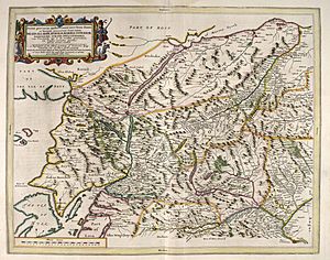 Blaeu - Atlas of Scotland 1654 - BRAID-ALLABAN - The Central Highlands