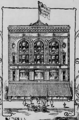 Boston Dry Goods (J. W. Robinson Co.) New Store, 1895, 239 S. Broadway, Los Angeles