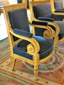 Chambre de Louis XVIII-Charles X - Fauteuil (Louvre, GMT 28590)