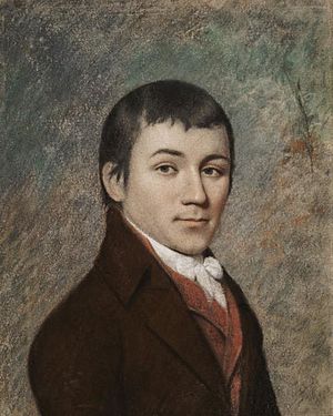 Portrait by James Sharples (c. 1798)