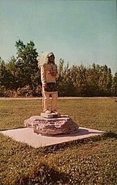 Chief Oshkosh statue