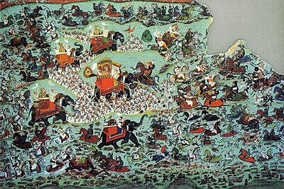 Chokha, Battle of Haldighati, painted 1822