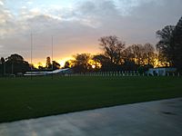 Christ's College Sports Field (Upper) at SunSet