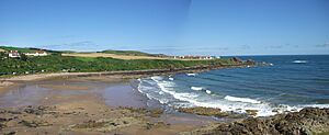Coldingham Sands panorama 2