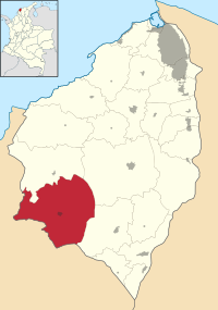 Location of the municipality and town of Repelón in the Department of Atlántico.