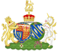 Combined Coat of Arms of Harry and Meghan, the Duke and Duchess of Sussex