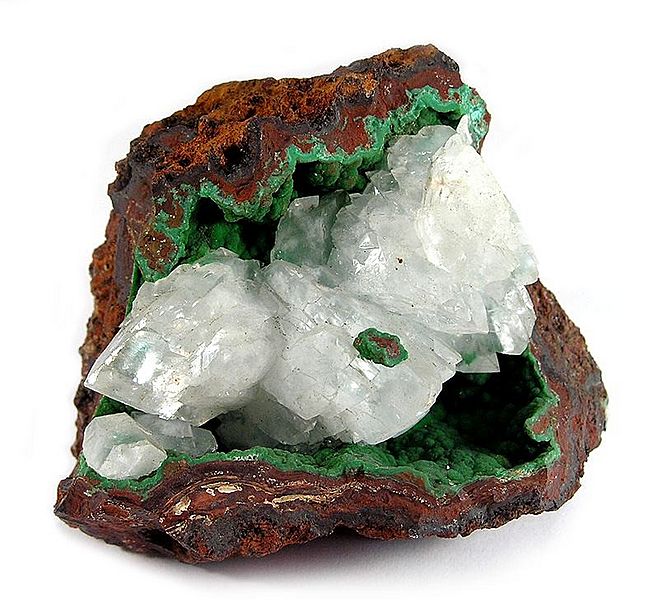 Conichalcite-Calcite-65643