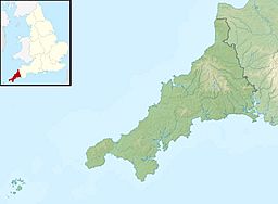 The Loe is located in Cornwall