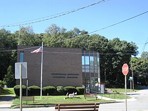 Courtdale, PA municipal building, Sept. 2023