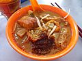 Curry Laksa served in Kuala Lumpur