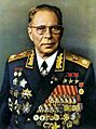 Dmitry Ustinov (colorized, full)