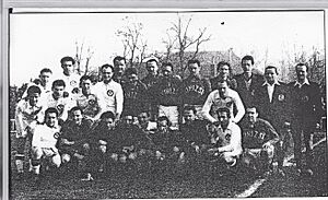 Dorog vs. Ferencvaros 5-0. The two teams together