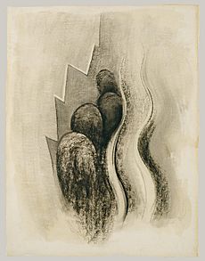 Drawing XIII by Georgia O'Keeffe 1915