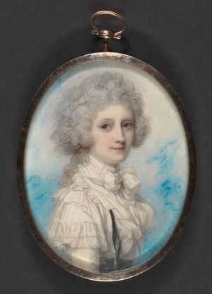 Elizabeth Carneige Hope, Countess of Hopetoun, Watercolor by Richard Cosway, 1789