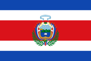 Flag of Costa Rica (1848-1906)