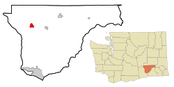 Location of Basin City, Washington