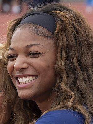 Gabrielle Thomas (Gabby) on July 25, 2024, in Saint-Gratien, France (cropped).jpg