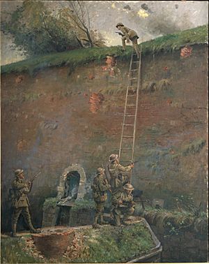 George Edmund Butler -The scaling of the walls of Le Quesnoy.jpg