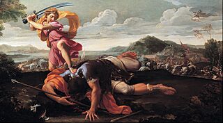 Guillaime Courtois - David and Goliath - Google Art Project